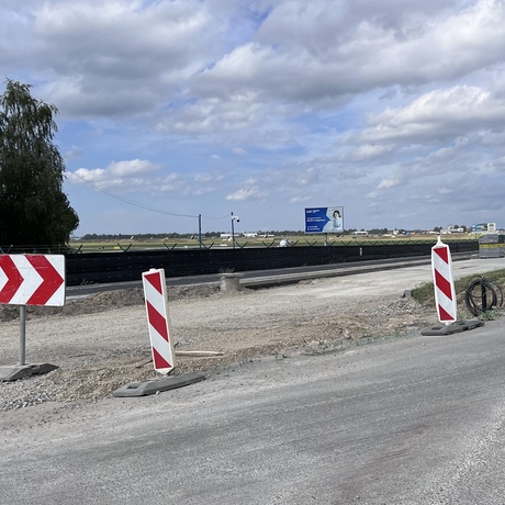 Rozbudowa drogi z Rzeszowa do Jasionki [wrzesień 2023] - fot 38